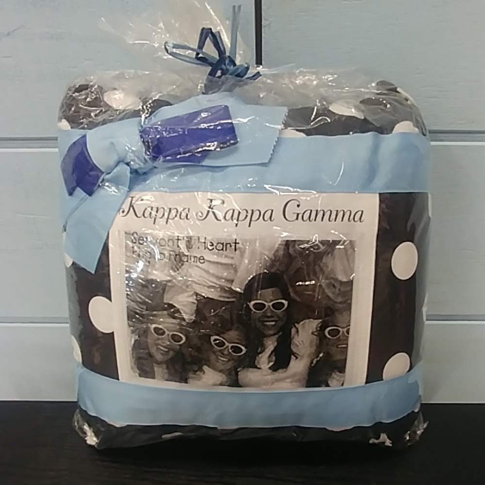 Buy 1 Get 2 Free! Kappa Kappa Gamma 10 x 10 Double Ribbon Pillow